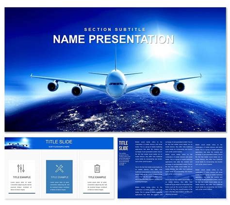 Airline ticket template powerpoint