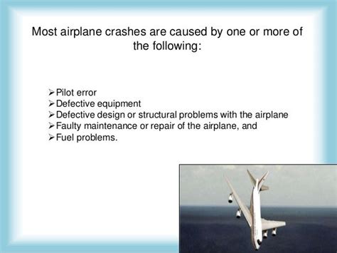 Airplane Crash Causes