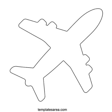 Airplane cut-out template