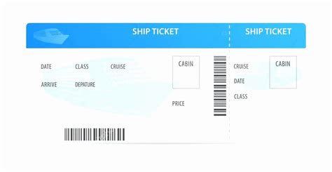 Airplane ticket template google docs