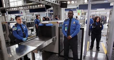 Security screening at the Theodore Roosevelt Airport