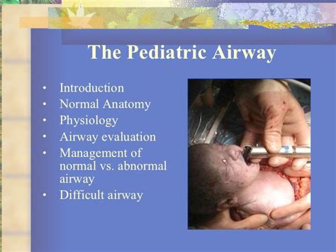 Airway management physiological