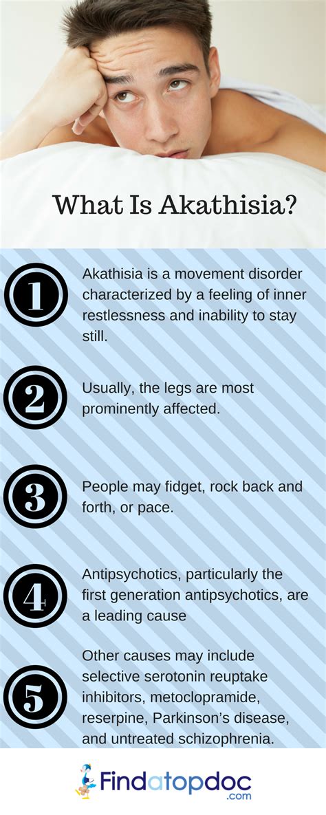 Image of a person experiencing akathisia symptoms