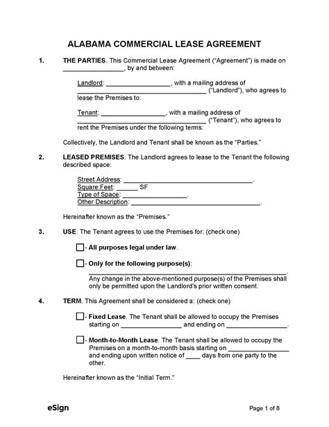 Alabama Lease Template 6