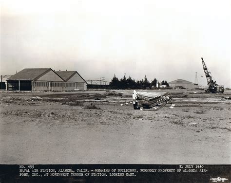 Alameda Navy Base during World War II