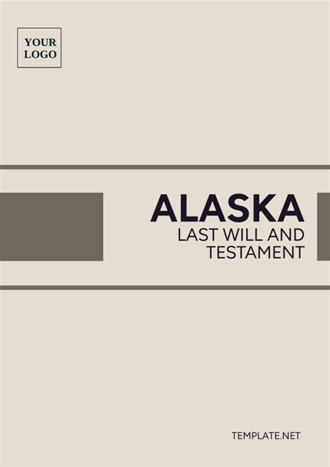 Alaska Last Will and Testament