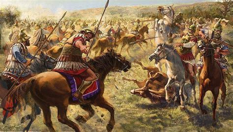 Alexander the Great leading his troops