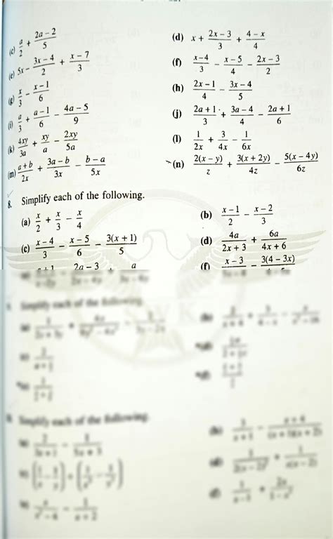 Algebraic Manipulation of Formula ABC