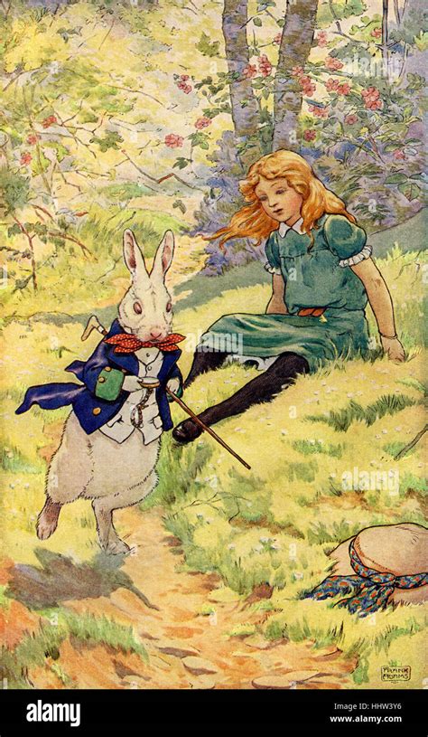 Alice and the White Rabbit