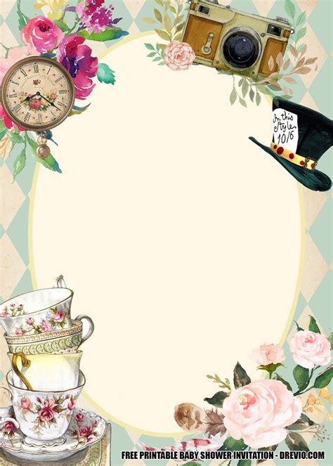 Alice in Wonderland template inspiration