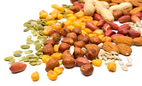 Alkaline Nuts and Seeds Chart