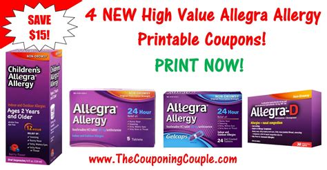 Allegra-D coupon printable