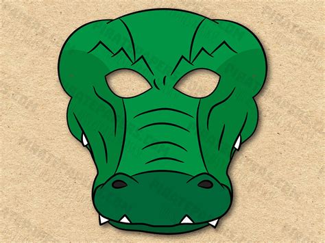 Alligator Mask Templates