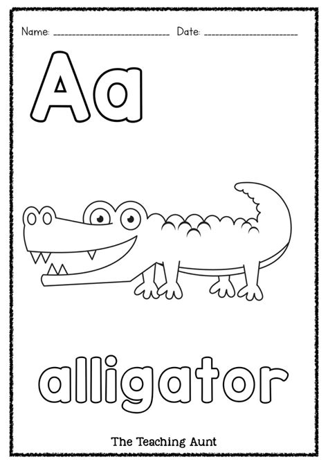 Alligator Worksheets