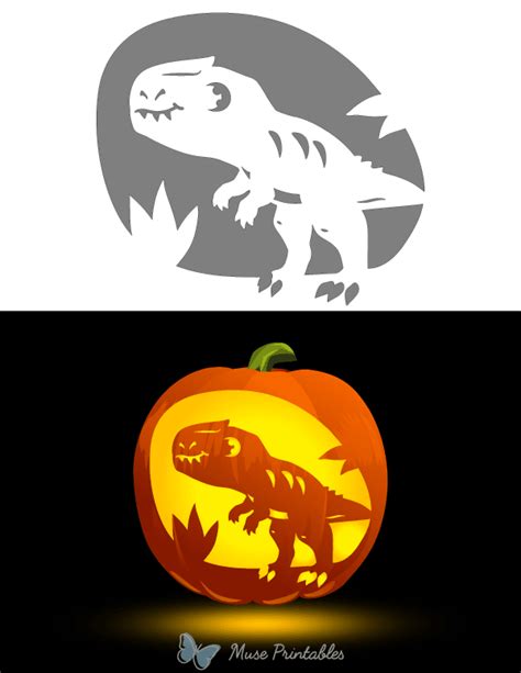 Allosaurus Pumpkin Carving