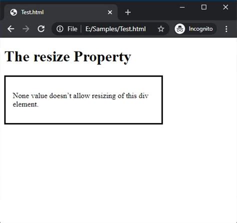 AllowRowResize Property Example