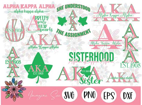 Alpha Kappa Alpha Sorority template ideas