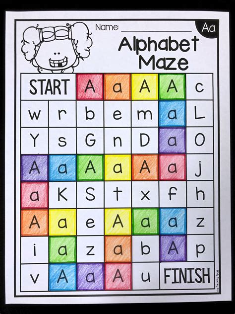 Alphabet Activities for Kindergartners