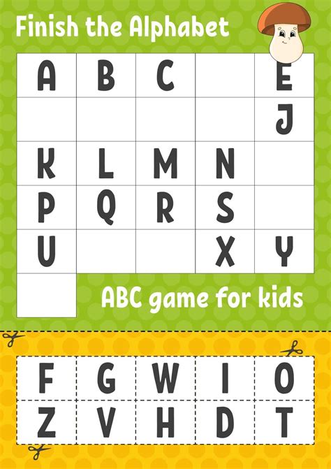 Image of a child participating in alphabet activities