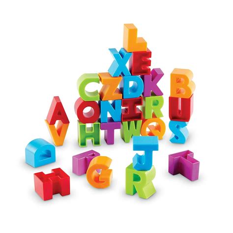 Alphabet block letters educational resource