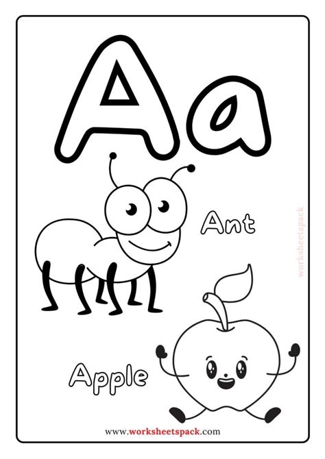 Alphabet Colouring Pages for Kids