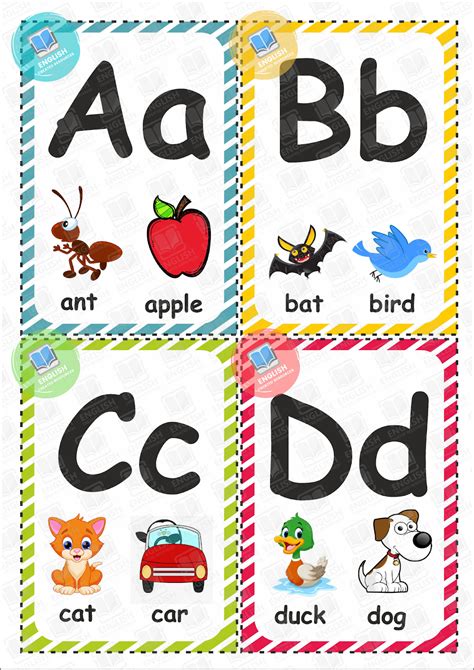 Alphabet Flashcard Ideas for Preschool