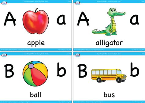 Alphabet Flashcards Activities