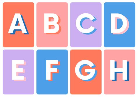 Alphabet Flashcards Printable