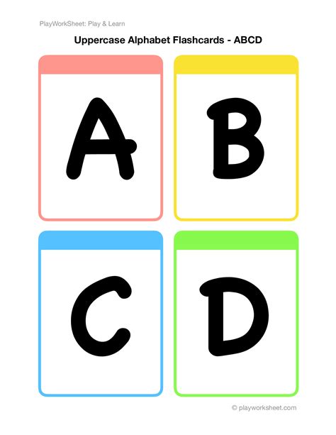 Alphabet Flashcards Upper Case