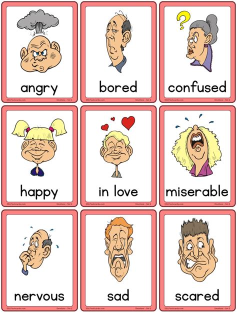 Alphabet Flashcards with Emotions