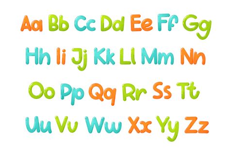 Alphabet fonts for kids