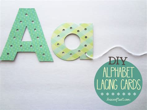 Alphabet Lacing Cards Image 8