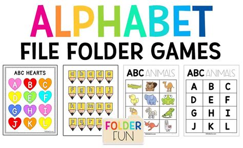 Alphabet Learning Folder