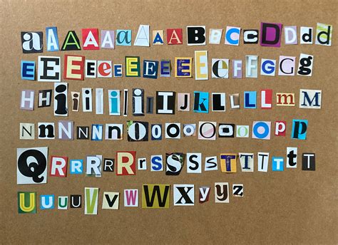 Alphabet Letter Cutouts Image 8