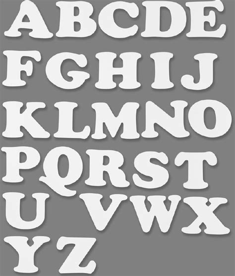 Alphabet Letter Cutouts Image 2