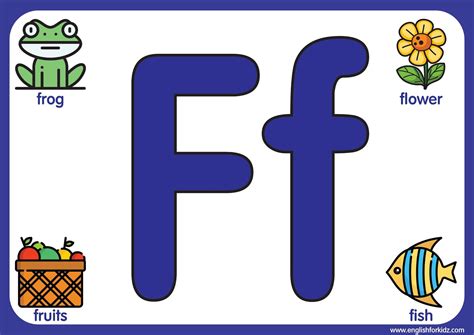 Alphabet Letter F