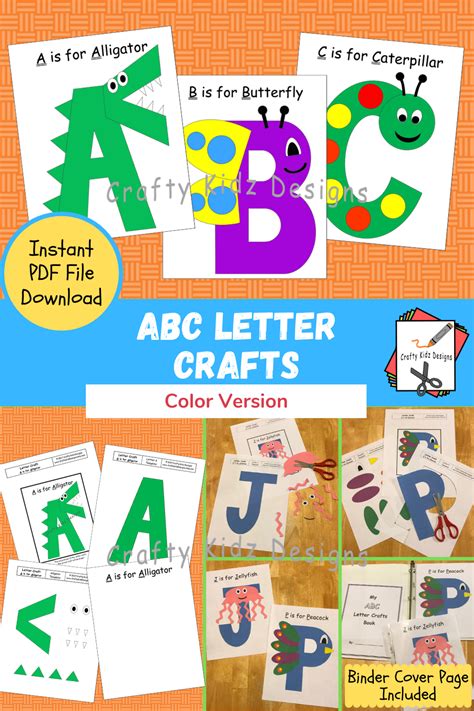 Alphabet Letter Templates for Crafts