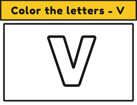 Alphabet Letter V