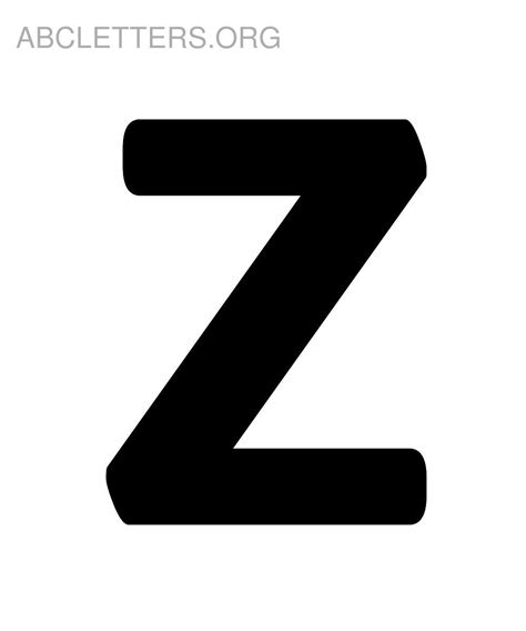 Alphabet Letter Z