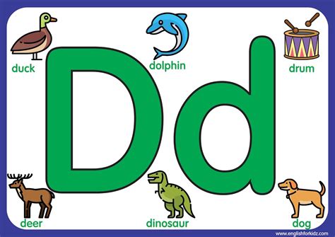 Large Alphabet Letter D