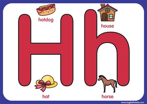 Large Alphabet Letter H