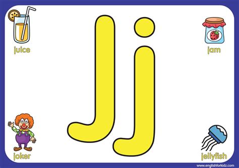 Large Alphabet Letter J