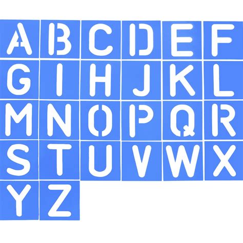 Alphabet Stencils for Kids