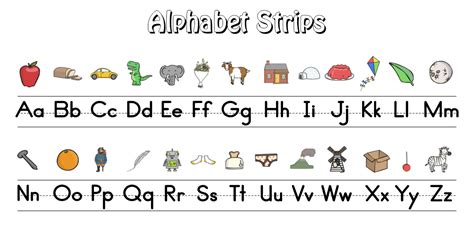 Alphabet Strip Printable Activity