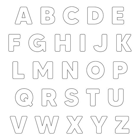 Alphabet Template