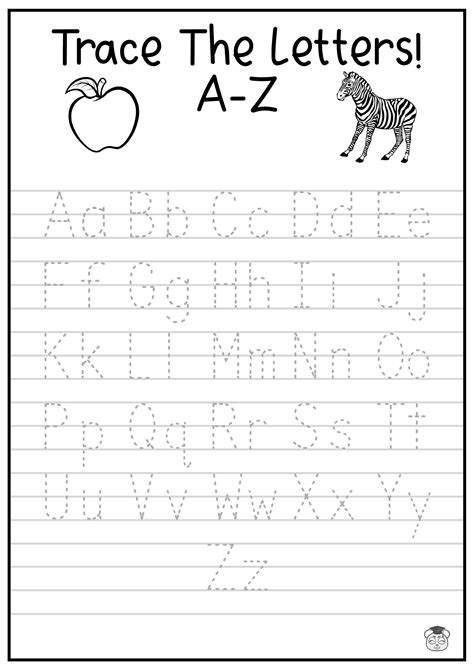 Alphabet Tracing Worksheets for Kids