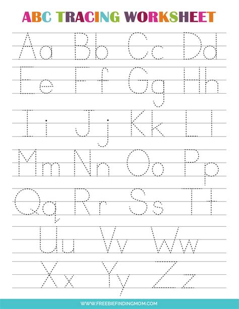 Alphabet Worksheets