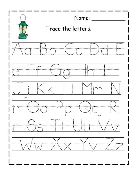 Alphabet Worksheets