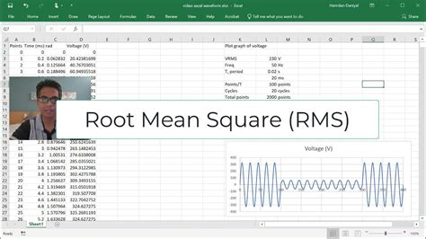 Alternative Methods for RMS in Excel