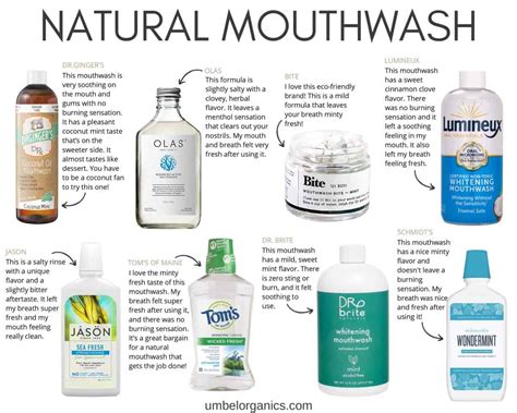 Alternative mouthwashes for dry mouth